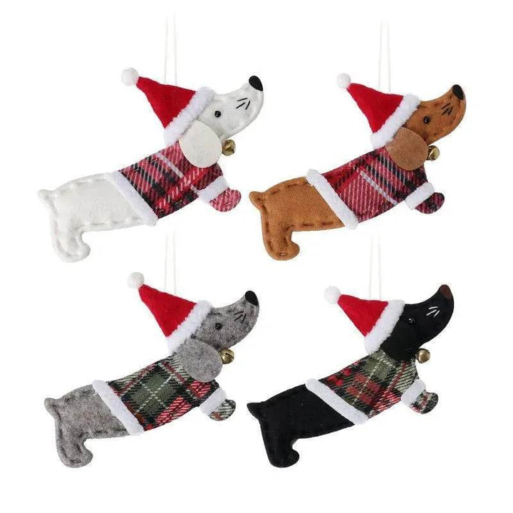 BowLift | Christmas Decorations Dressing Sausage Dog Small Pendant