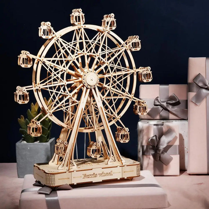 WoodCraft 3D Set - Creative Ferris Wheel Building Bowlift