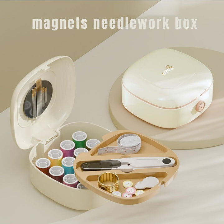 Magnetic Two-Layer Sewing Kit Bowlift