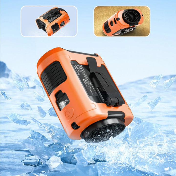 Portable belt fan with USB charging | Bowlift