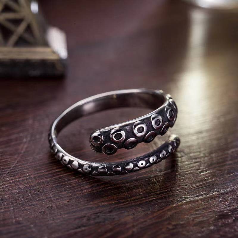 BowLift | Women’s Vintage Cat Ring | Adjustable Animal Knuckle Band | Zinc Alloy Fashion Jewelry for Daily & Party Wear