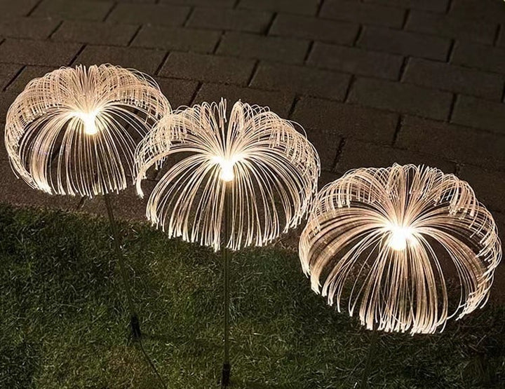 BowLift | Solar Garden Lights | Jellyfish Design with Color-Changing & Warm White Modes | 75cm