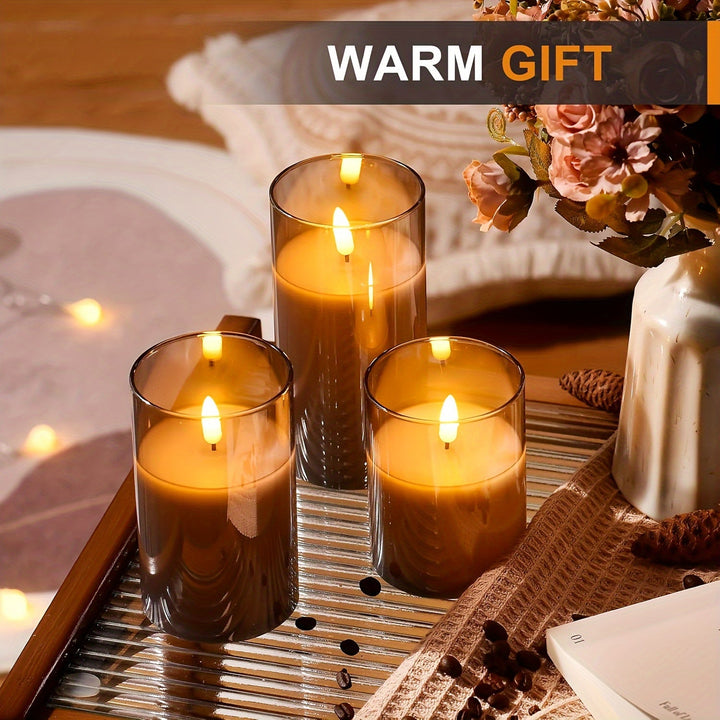 FlameFree LED Candle Set – Stylish Ambient Lighting for Indoor and Outdoor Bowlift
