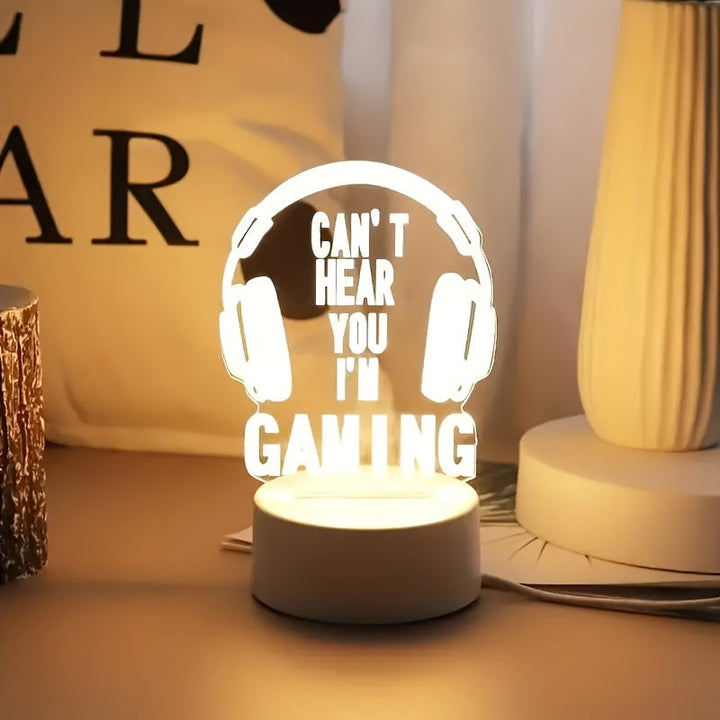 GameLamp - Compact LED Table Lighting with USB Bowlift