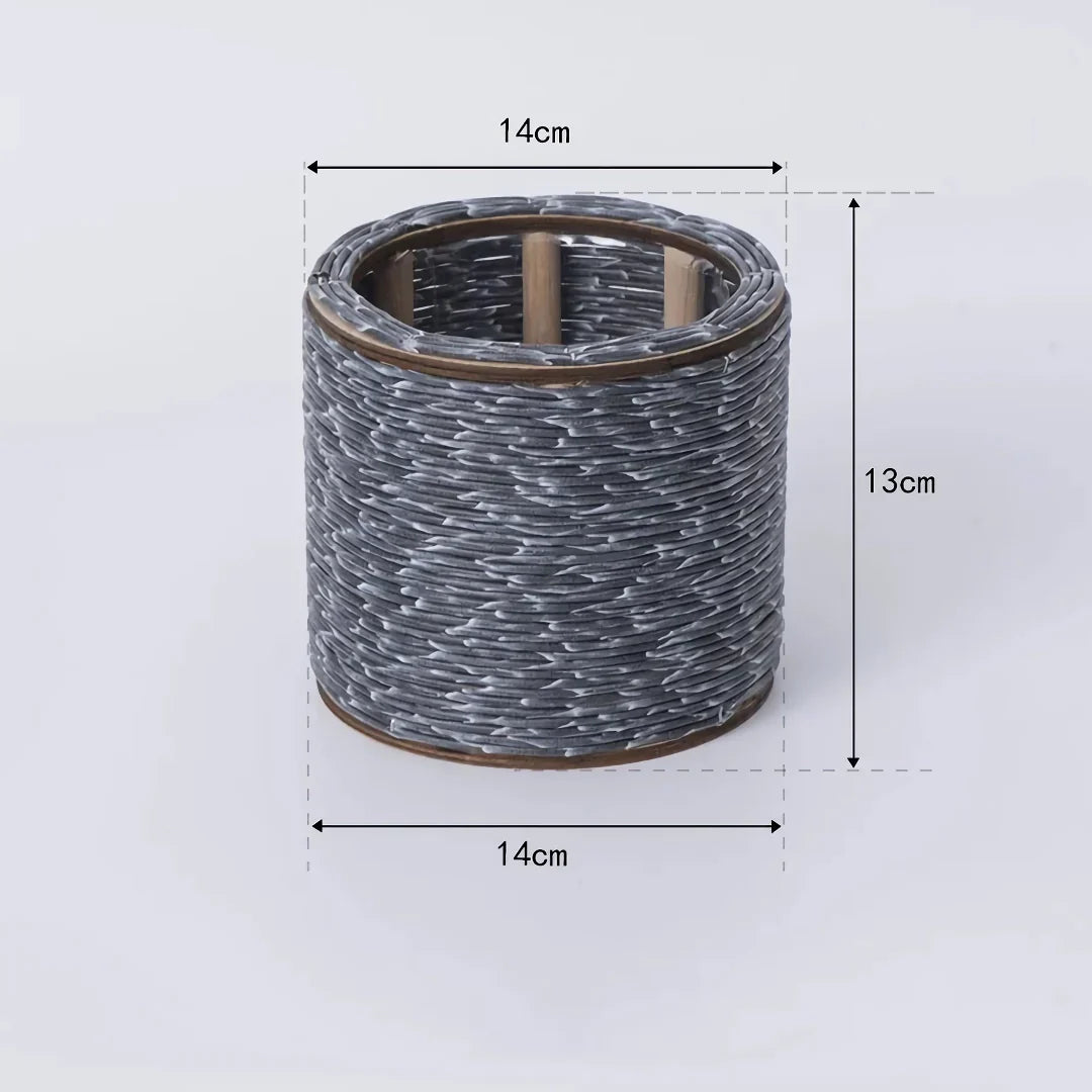 BowLift | Nordic Hand-Woven Imitation Rattan Flower Pot