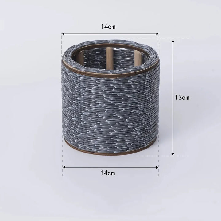 BowLift | Nordic Hand-Woven Imitation Rattan Flower Pot
