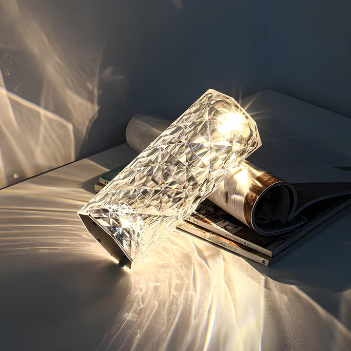 Crystal Table Lamp with Touch Control - Aurora | Bowlift