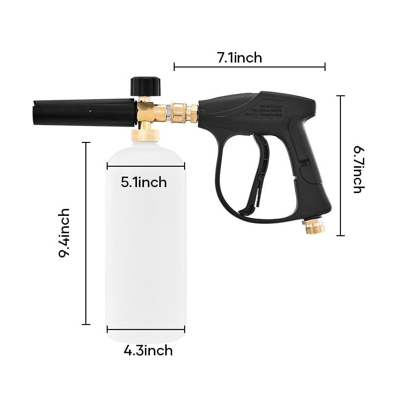 BowLift | Enhance Your Car Washing Experience -  Foam Cannon Dual Connector Accessory