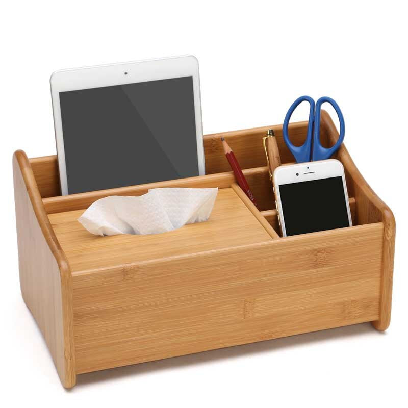 On Point Wood Desktop Organizer | Bowlift