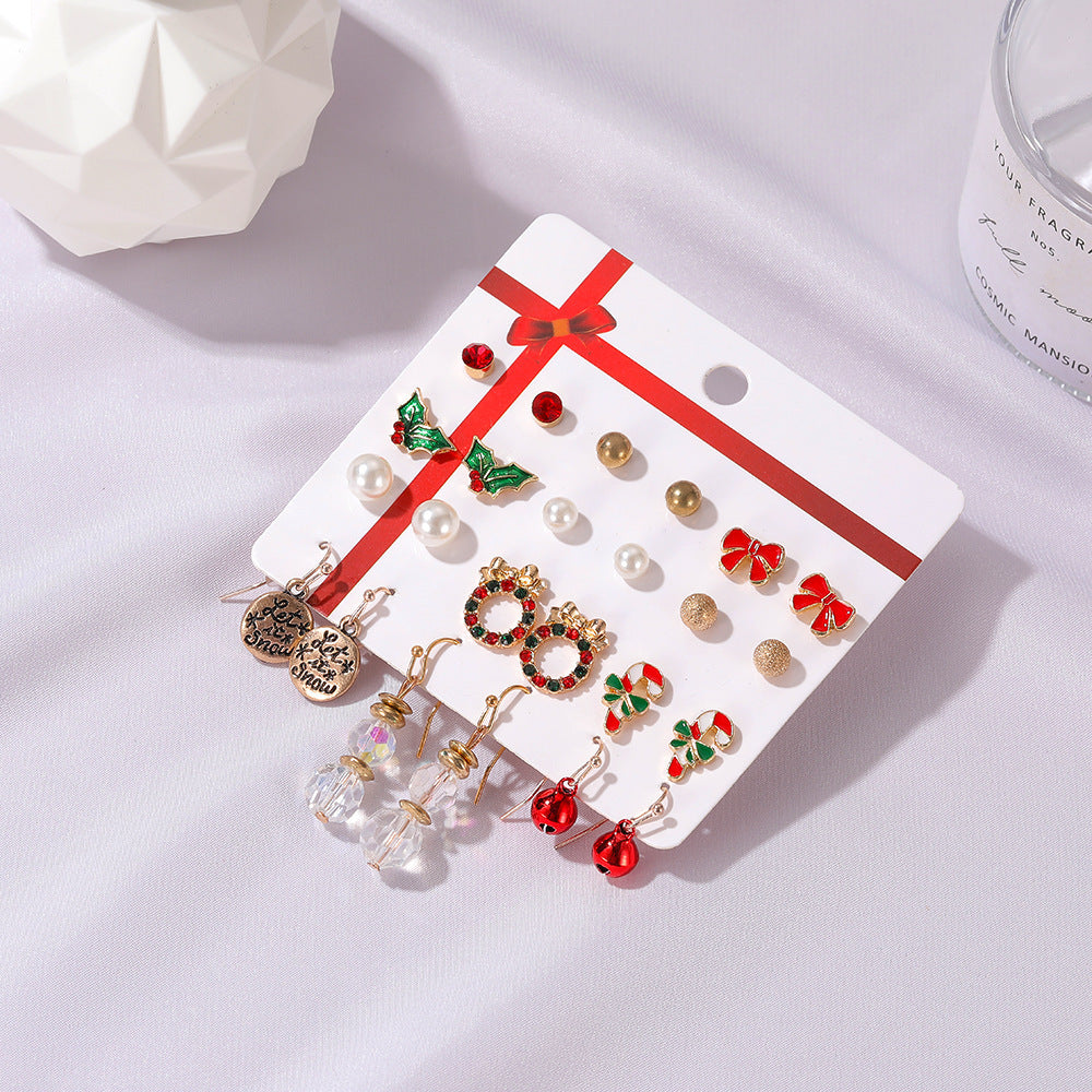 BowLift | New Holiday Set Earrings Santa Dripping