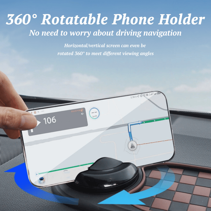 BowLift | Woyuosn Multifunction Car Mat with Phone Holder Hidden Number Plate