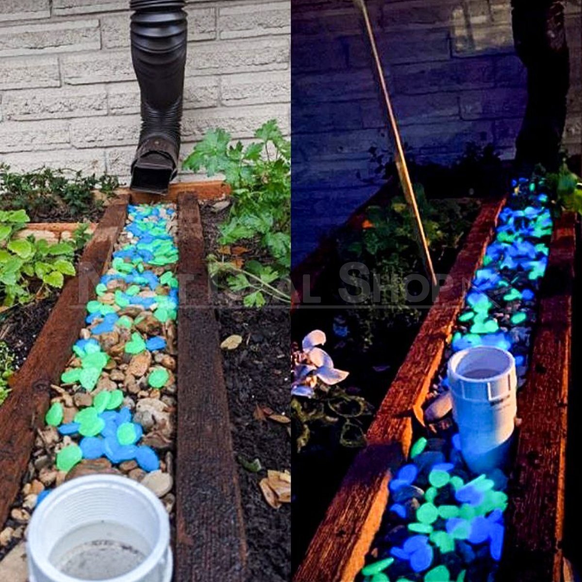 BowLift | Glow-in-the-Dark Garden Pebbles
