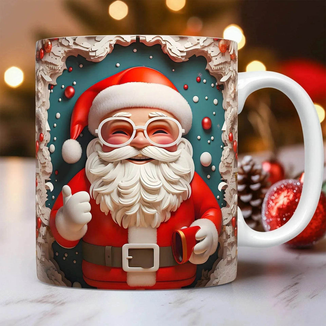 BowLift | Creative 3D Christmas Ceramics Mug Christmas gift