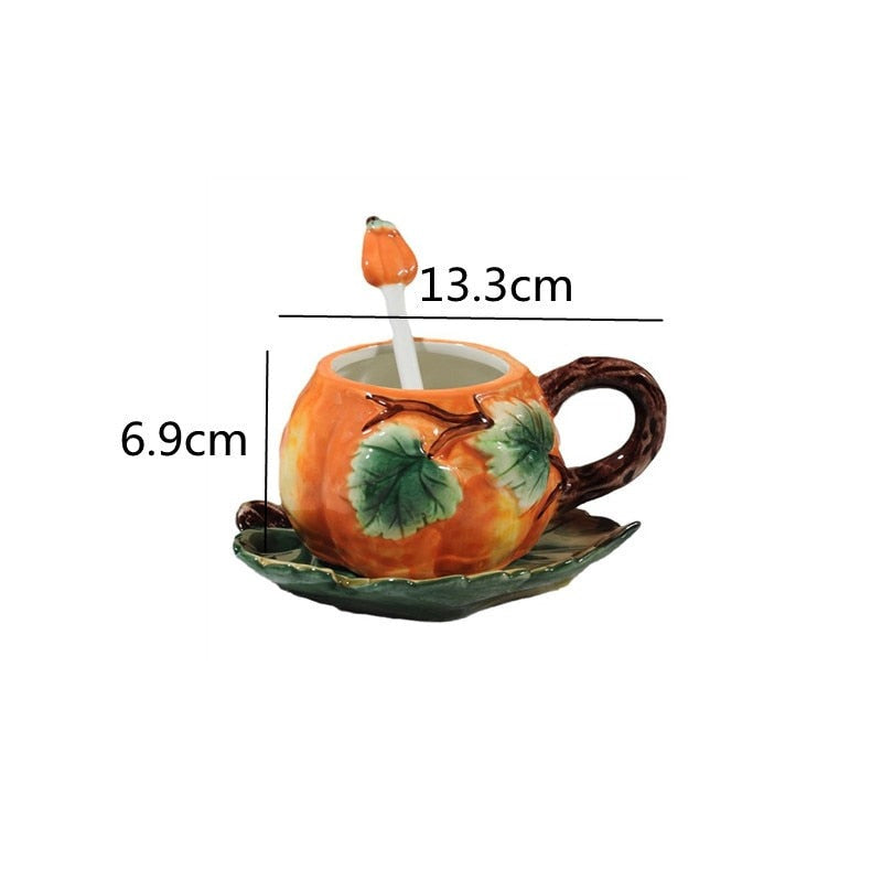 BowLift | Creative Ceramic Pumpkin Mug Set