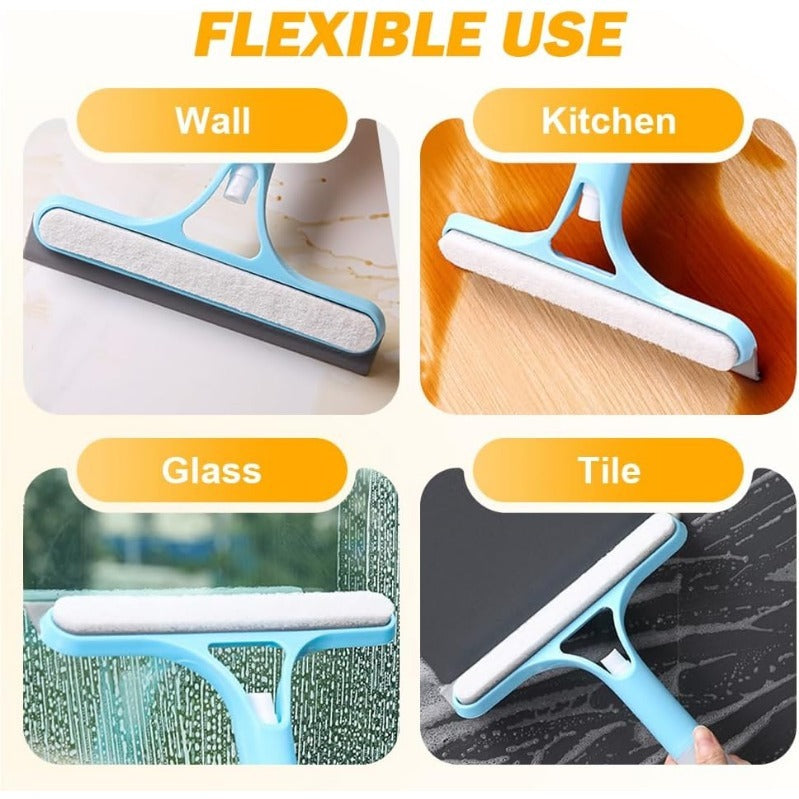 BowLift | BrightSwipe 3 in 1 Window Squeegee Cleaner with Spray Bottle