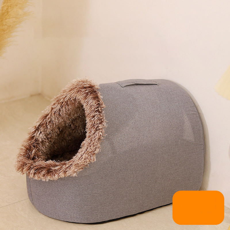 BowLift | CozyNest Animal Den Bed | Warm and comfortable hiding place for your furry friend