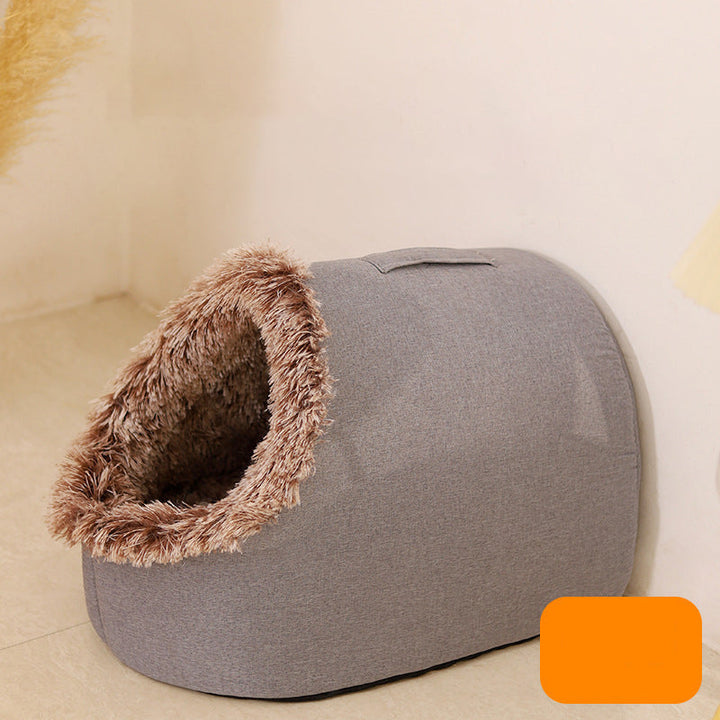 BowLift | CozyNest Animal Den Bed | Warm and comfortable hiding place for your furry friend