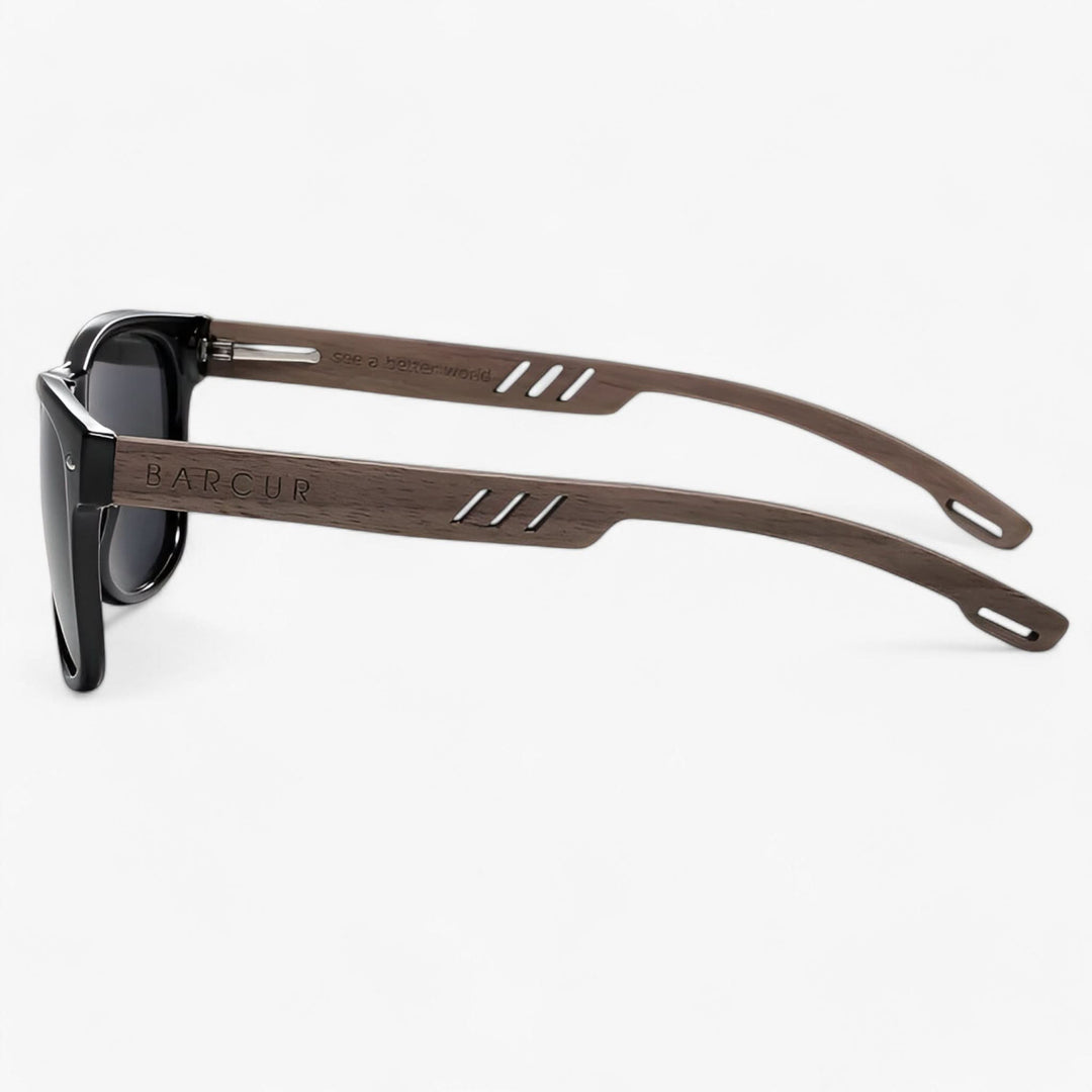 BowLift | Wooden Temple Polarized Sunglasses UV400 Protection