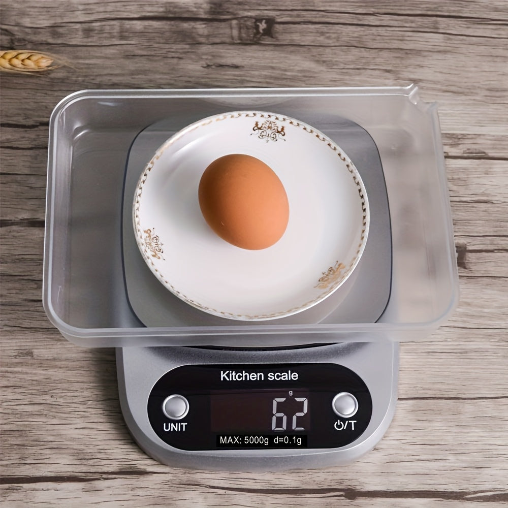 Digital kitchen scale stainless steel | Bowlift