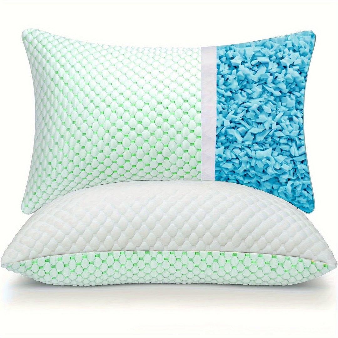 BowLift | ChillPillow Breeze - Cooling Memory Foam Pillow with Bamboo Cover
