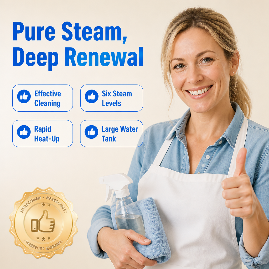 Steam cleaner with high steam temperature | Bowlift