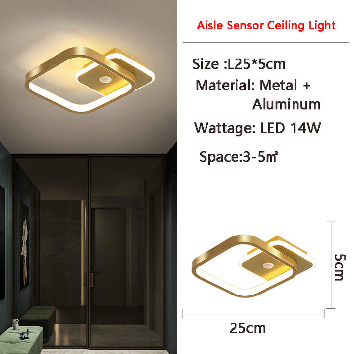 BowLift | MotionGlide PIR Motion Sensor LED Ceiling Light | Smart Lighting | Energy Efficient | Perfect for Hallway & Bathroom