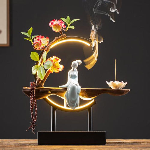 BowLift | Handmade Fairy Lady Waterfall Backflow Incense Burner