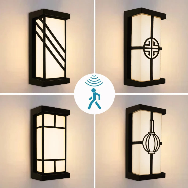 BowLift | LumeRadar – Modern LED Outdoor Wall Light with IP65 Waterproof & Motion Radar Sensor