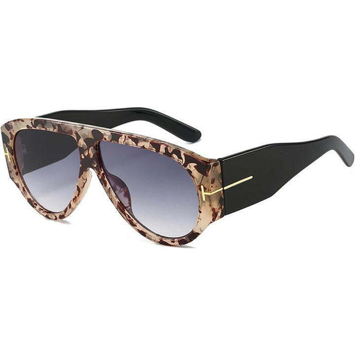 Oversized UV400 Aviator Sunglasses Bowlift
