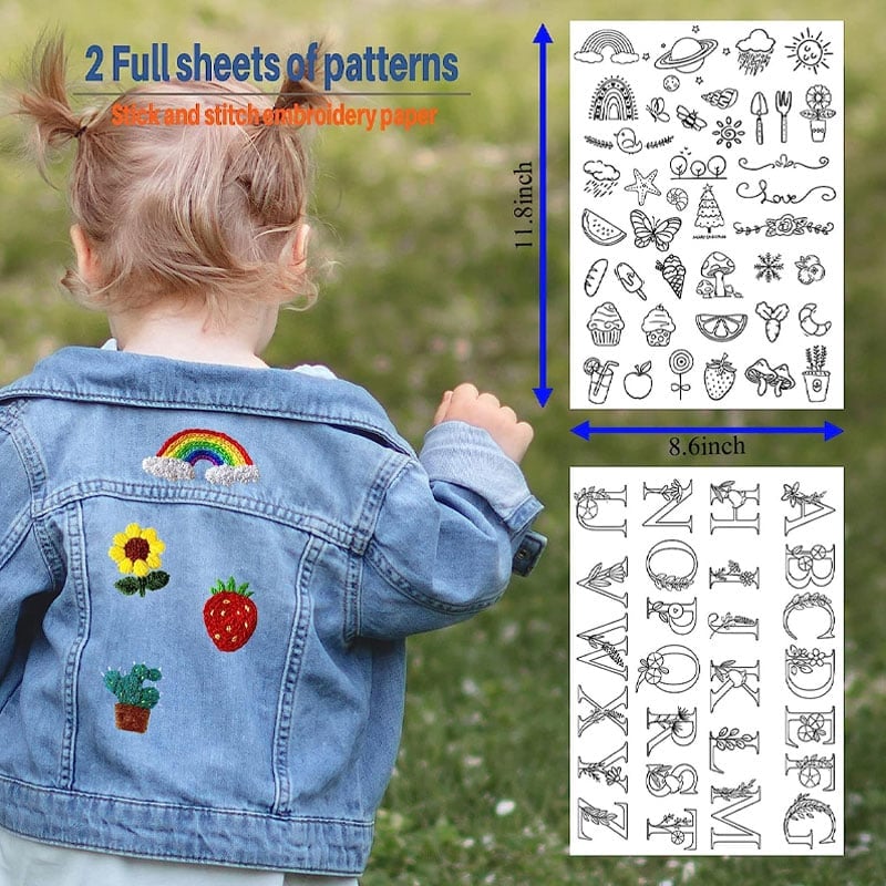 BowLift | Stick flower pattern — Water-soluble designs for crafts