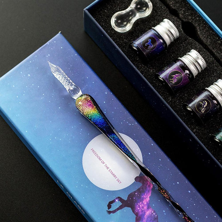 BowLift | Calligraphy Glass Dip Pen Ink Set