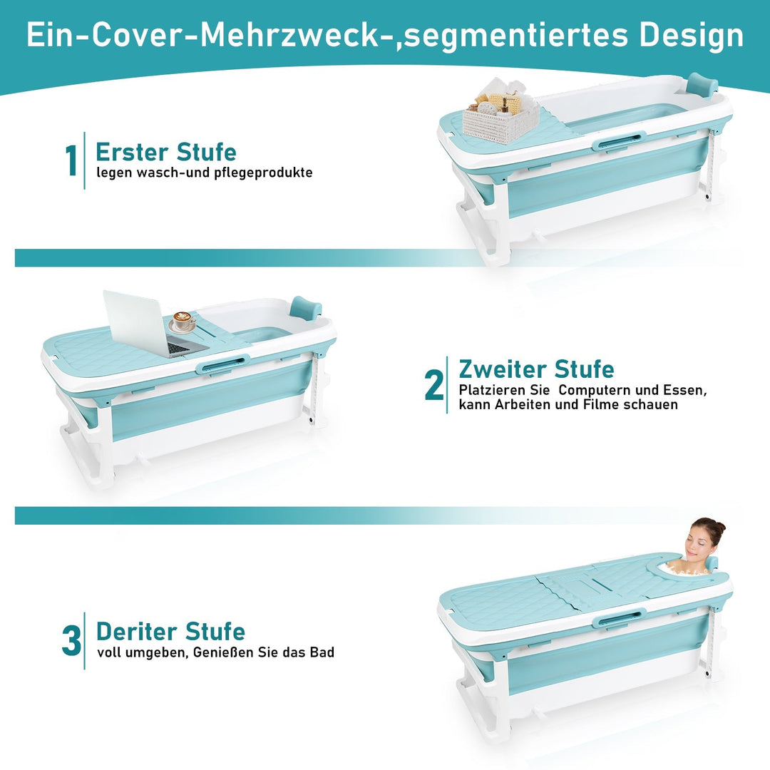 Foldable Bathtub with Cover | Bowlift