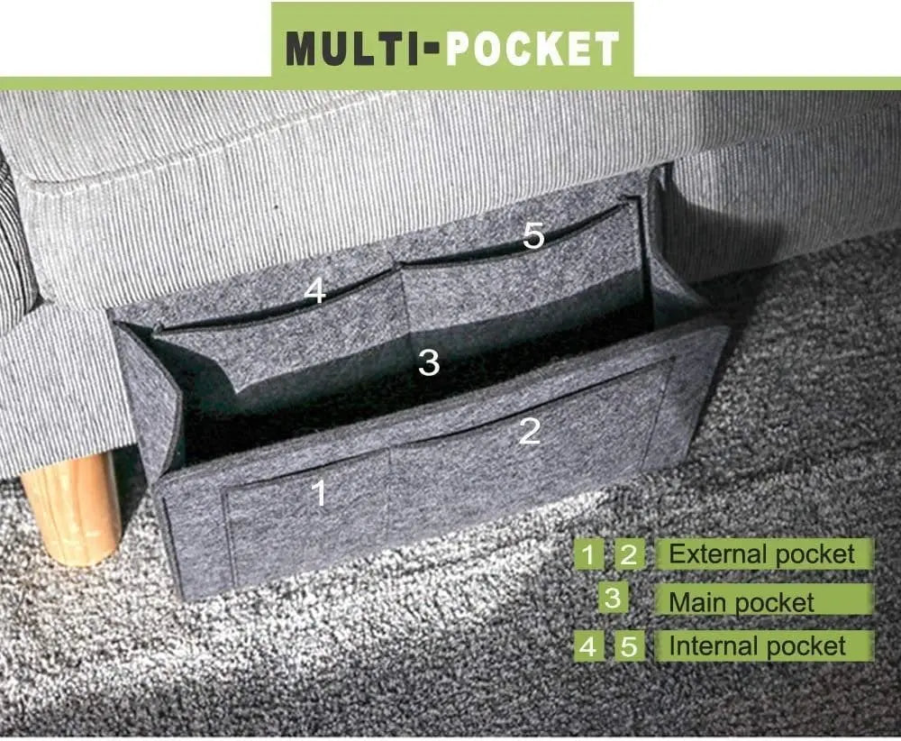 SpaceMate Organizer — No more chaos, more calm and space right next to your bed! | Bowlift