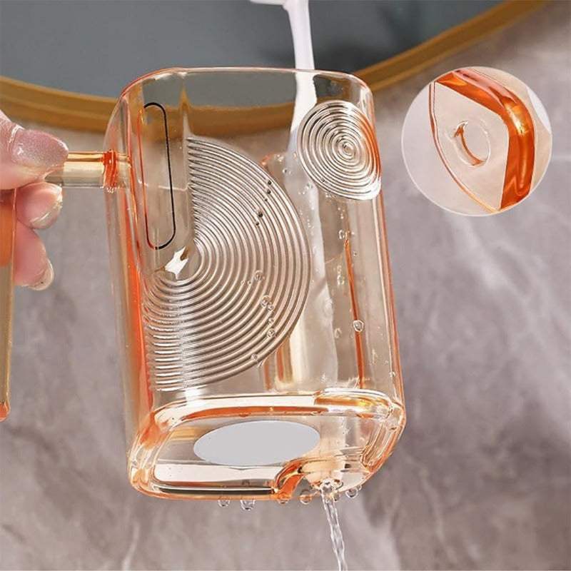 Self-Draining Toothbrush Tumbler Bowlift