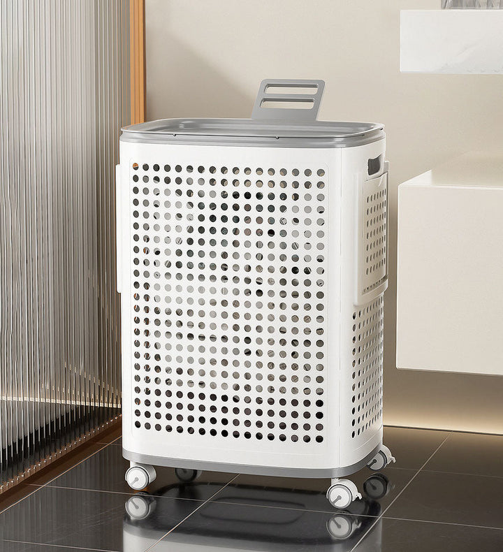 GlideEase Laundry Bin — Effortless laundry carrying without back pain for tidy, fresh clothes | Bowlift