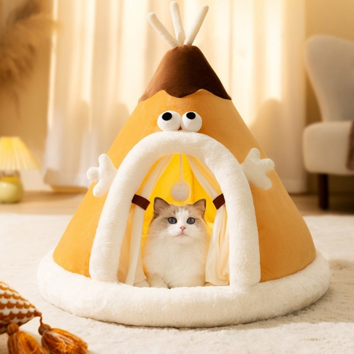 BowLift | Cat Bed Tent in Soft Fleece Fabric