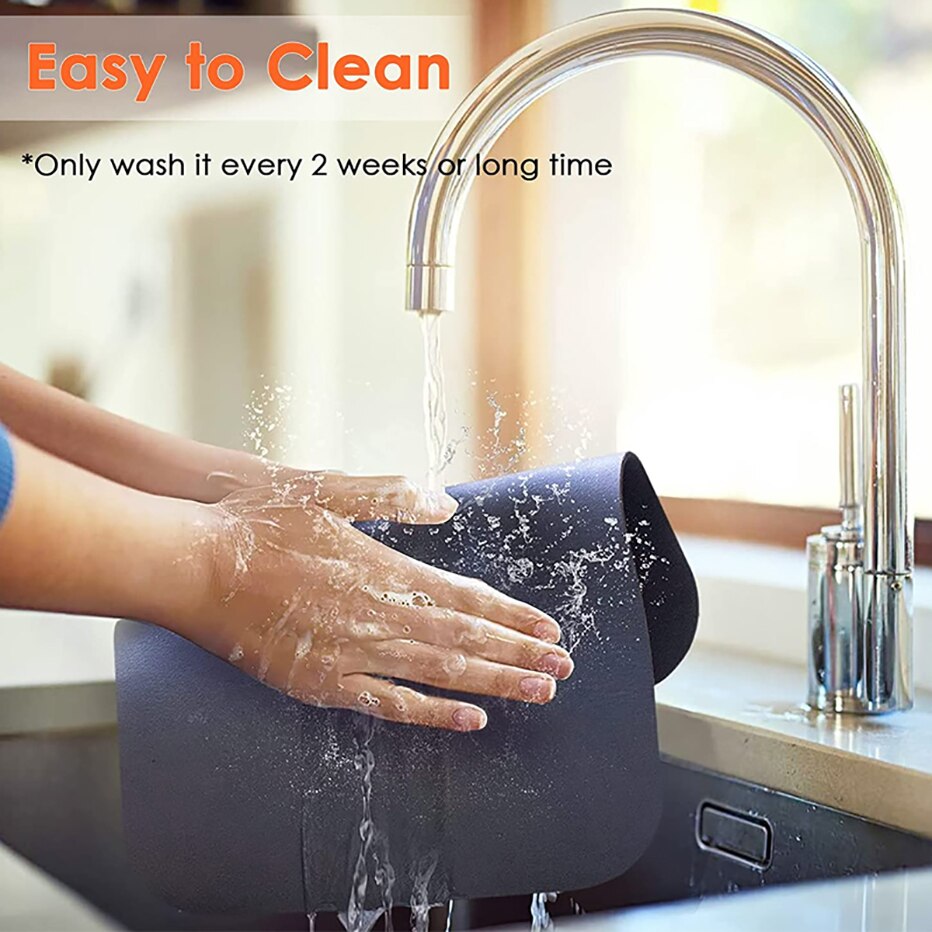 Absorbent Draining Pad Kitchen Countertop Absorbent Drying Mat | Bowlift