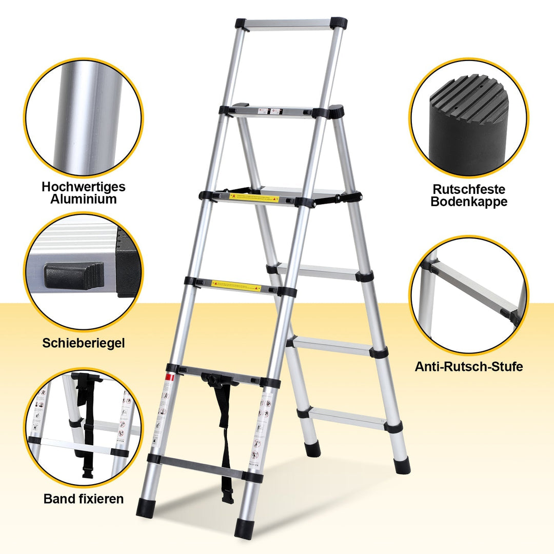 Telescoping ladder Folding ladder A-frame | Bowlift