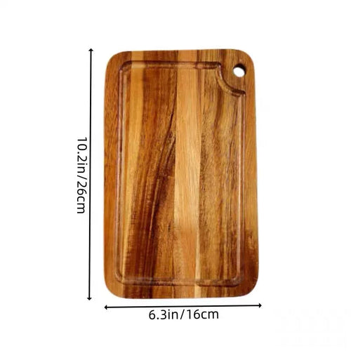 Acacia Wood Cutting Board With Handle Kitchen Chopping Board | Bowlift