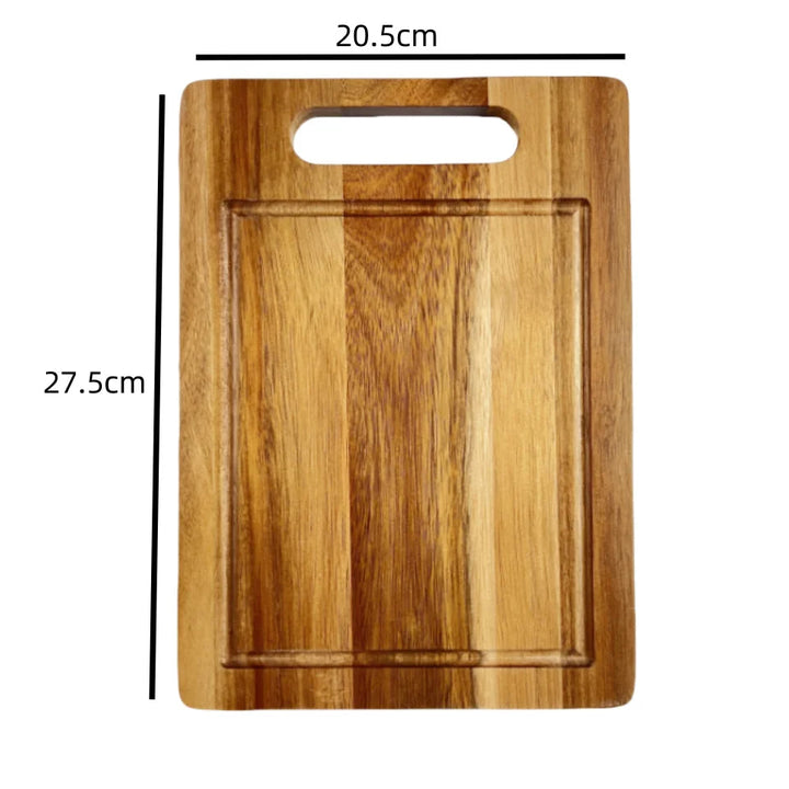 Acacia Wood Cutting Board With Handle Kitchen Chopping Board | Bowlift