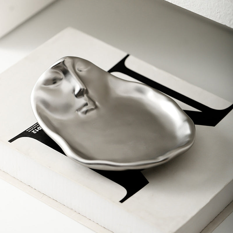 BowLift | Metal Touching Face Creative Ceramic Kiss Coffee Cup, Artistic Vibe Mug & Saucer Set