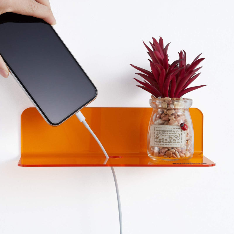 BowLift | Neon Acrylic Floating Shelf