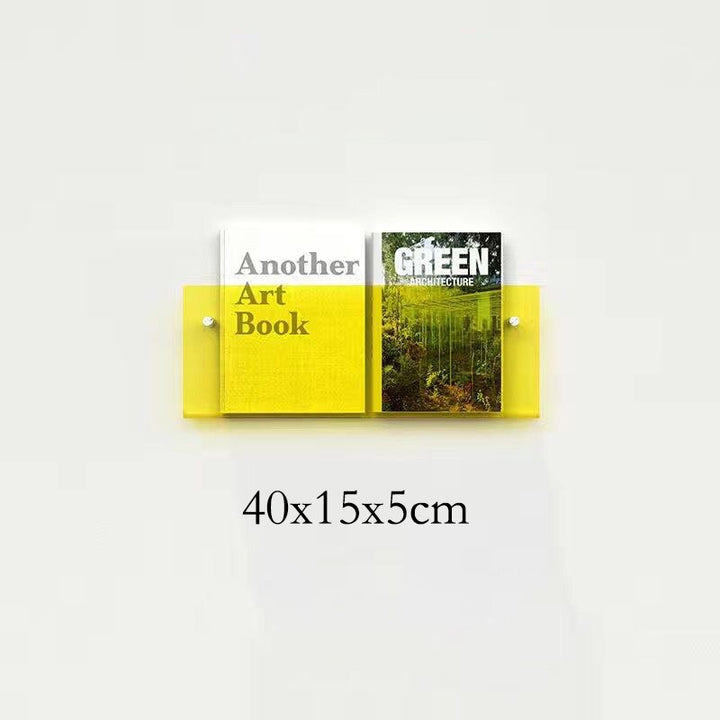 BowLift | Acrylic Wall-mounted 'Floating' Magazine Holder
