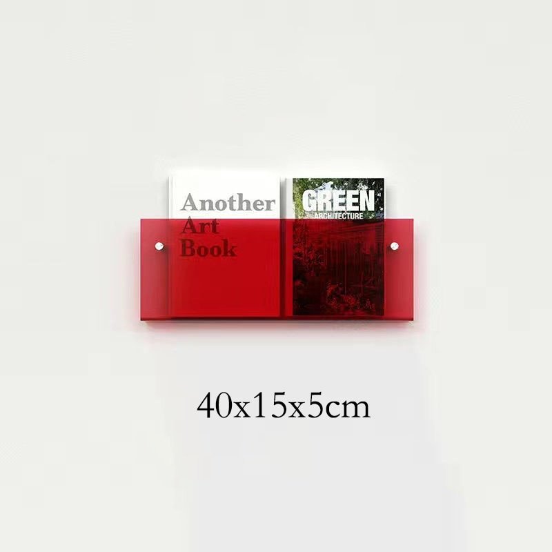 BowLift | Acrylic Wall-mounted 'Floating' Magazine Holder