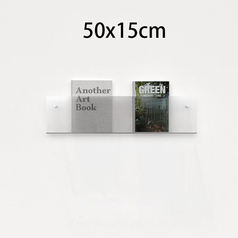 BowLift | Acrylic Wall-mounted 'Floating' Magazine Holder
