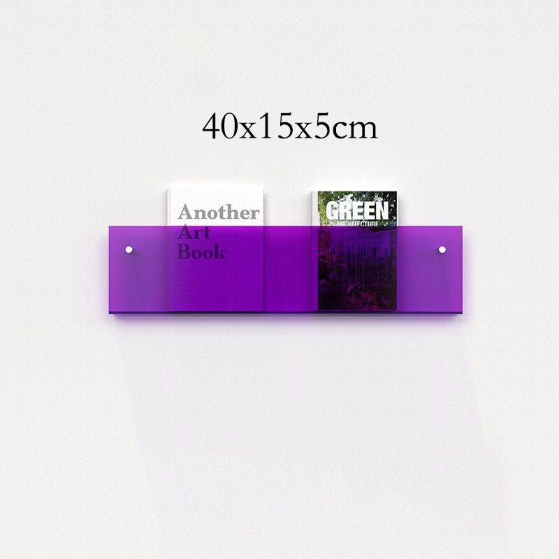 BowLift | Acrylic Wall-mounted 'Floating' Magazine Holder