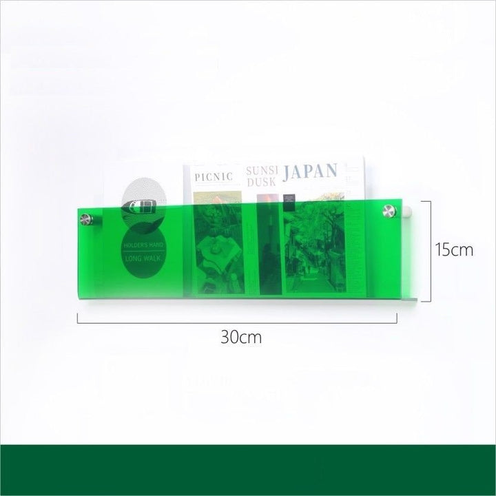 BowLift | Acrylic Wall-mounted 'Floating' Magazine Holder