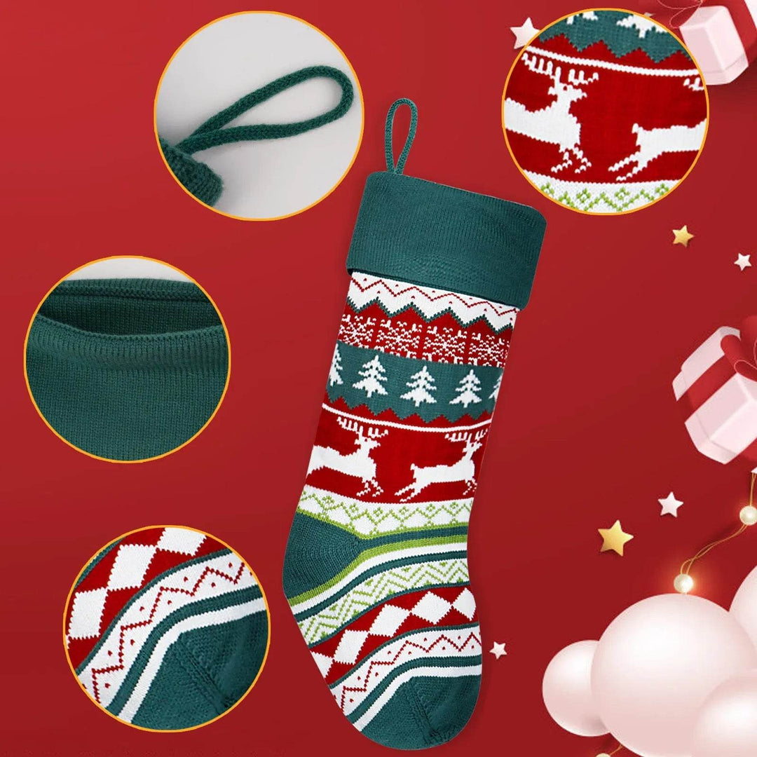 BowLift | Christmas Stockings Candy Knitted Bag Wool