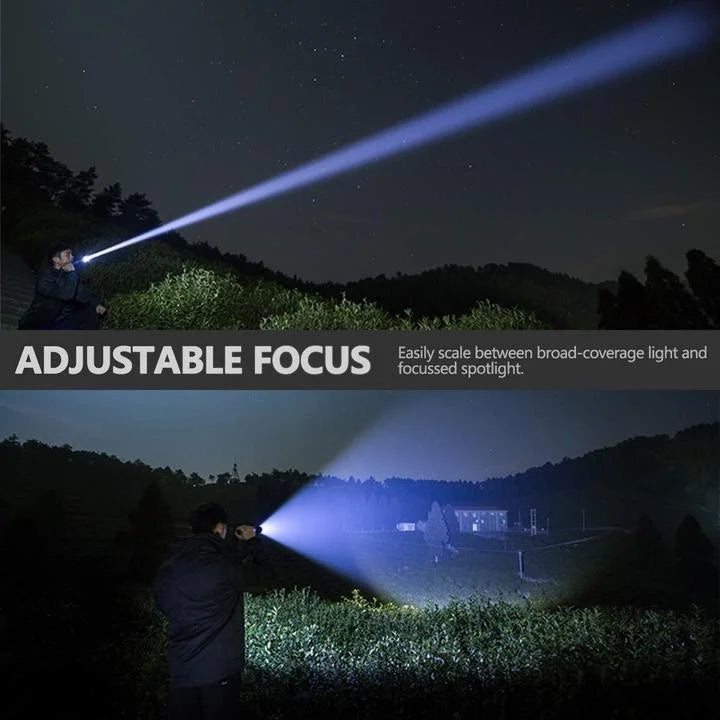 BowLift | LED Torch Rechargeable Zoom Aluminium Flashlight