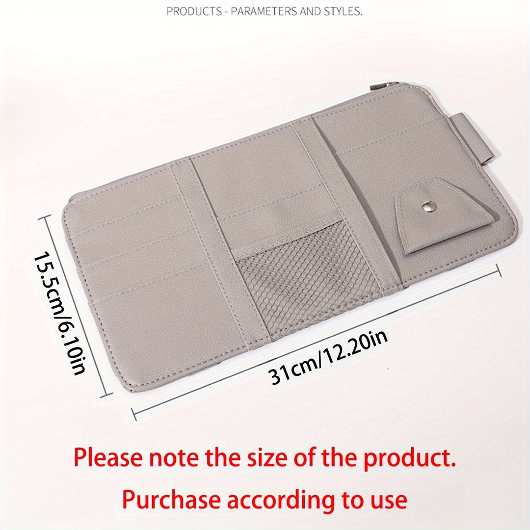 Sunscreen Organizer Car made of PU Leather | Bowlift